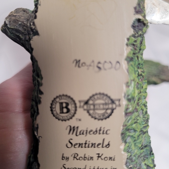 Bradford Exchange Eagle Wall Hanging Majestic Sentinels by Robin Koni 2005 - Picture 9 of 15